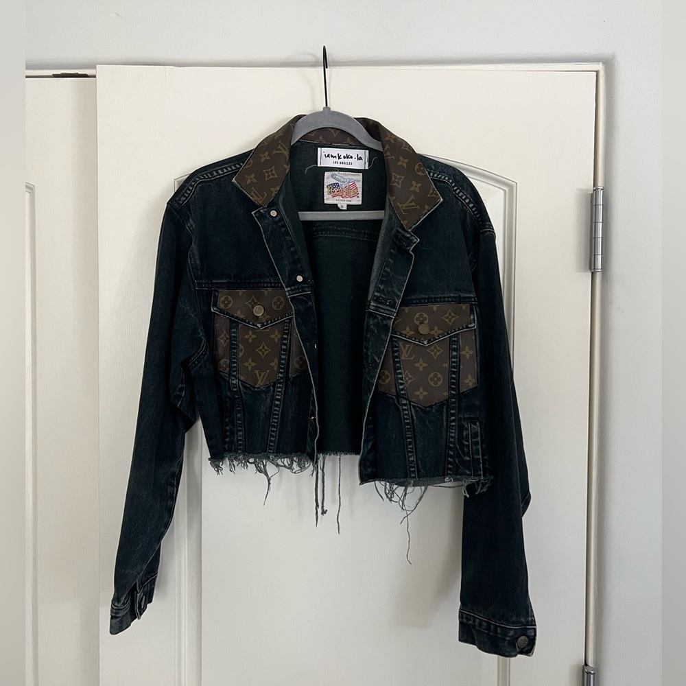 Iamkoko.la Louis Vuitton, Jean jacket. Size small.